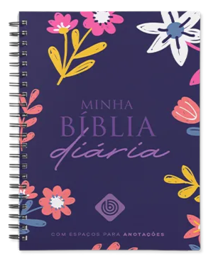 MINHA BIBLIA DIARIA - AZUL FLORES