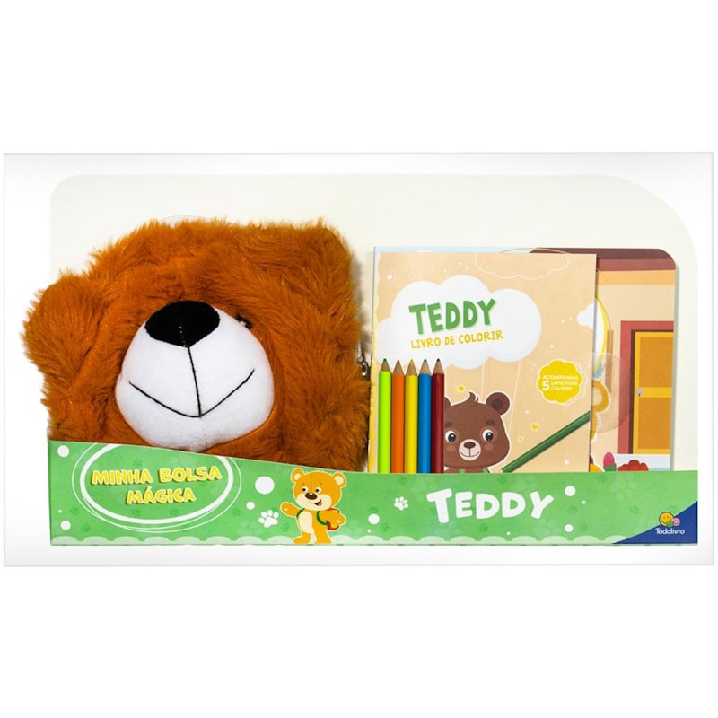 MINHA BOLSA MÁGICA - LER & COLORIR: TEDDY E O COBERTOR