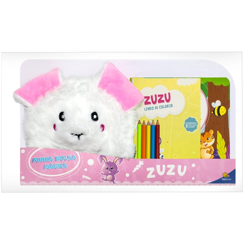 MINHA BOLSA MÁGICA - LER & COLORIR: ZUZU, O COELHO FELIZ