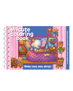 Minha Casa, Meu Abrigo - Capa Dura espiral: My cute coloring book
