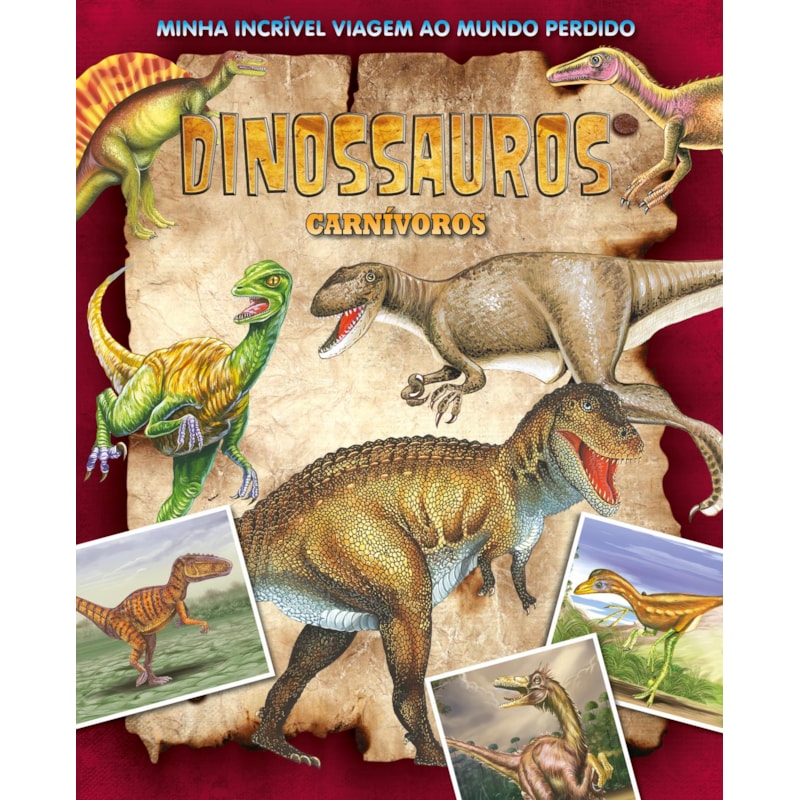 MINHA INCRÍVEL VIAGEM AO MUNDO PERDIDO - DINOSSAUROS CARNIVOROS