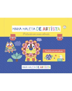 MINHA MALETA DE ARTISTA: PINTANDO COM AREIAS COLORIDAS