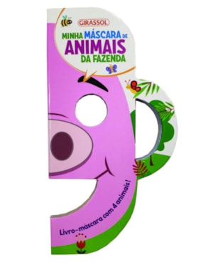 MINHA MÁSCARA DE ANIMAIS DA FAZENDA