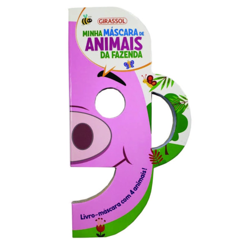 MINHA MÁSCARA DE ANIMAIS DA FAZENDA