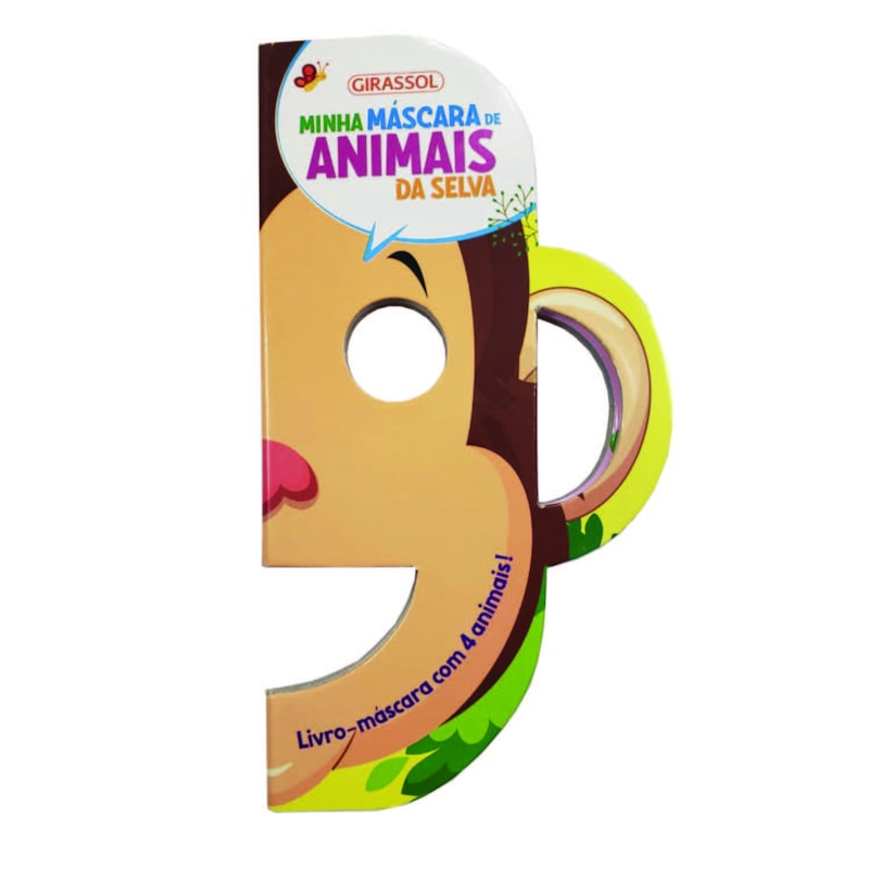 MINHA MÁSCARA DE ANIMAIS DA SELVA