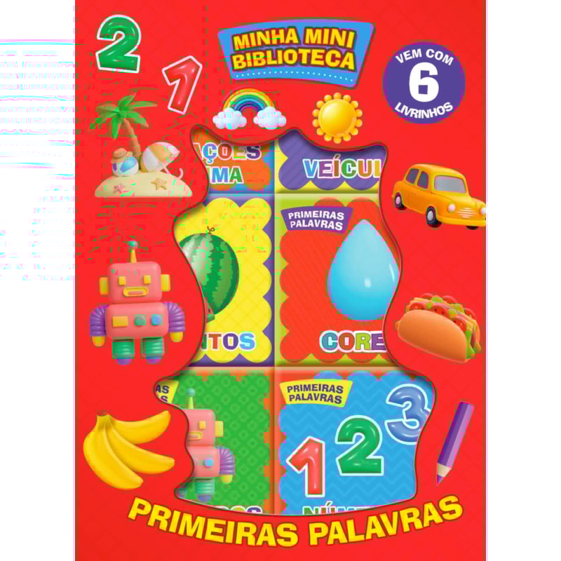 MINHA MINI BIBLIOTECA - PRIMEIRAS PALAVRAS