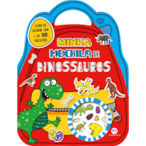 Minha mochila de dinossauros com adesivos e para colorir