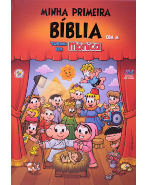 MINHA PRIMEIRA BÍBLIA COM A TURMA DA MÔNICA - TAMANHO GRANDE