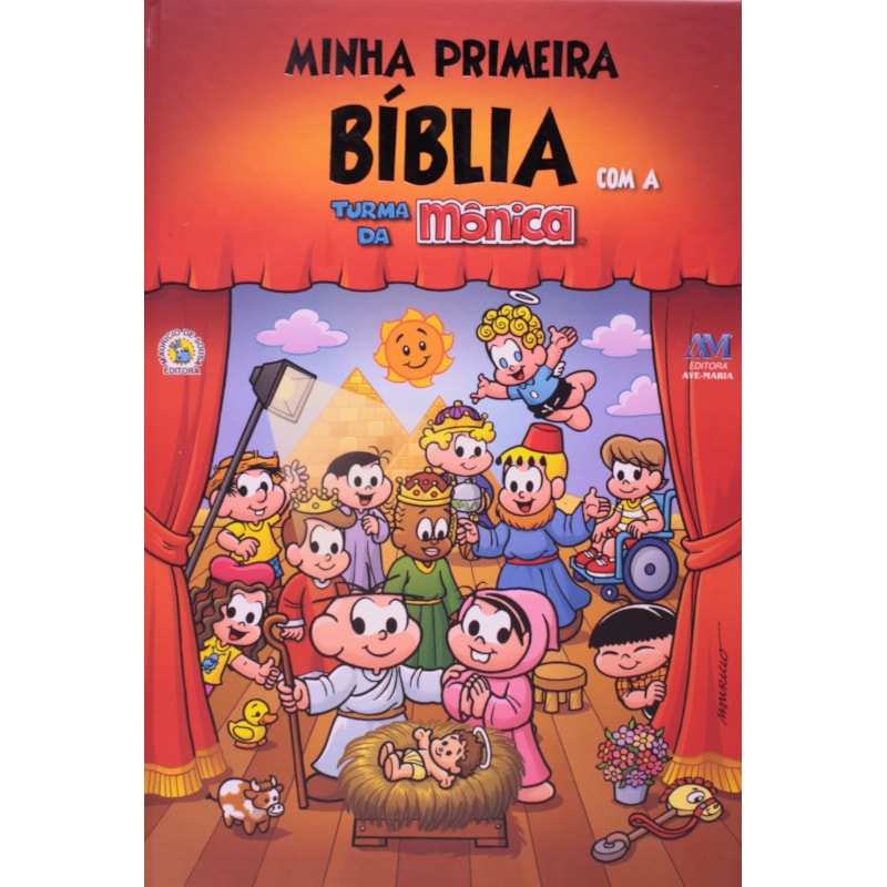 MINHA PRIMEIRA BÍBLIA COM A TURMA DA MÔNICA - TAMANHO GRANDE
