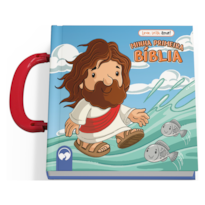 MINHA PRIMEIRA BÍBLIA - LEIO, LEVO, AMO: LIVRO INFANTIL CRISTÃO COM ALÇA