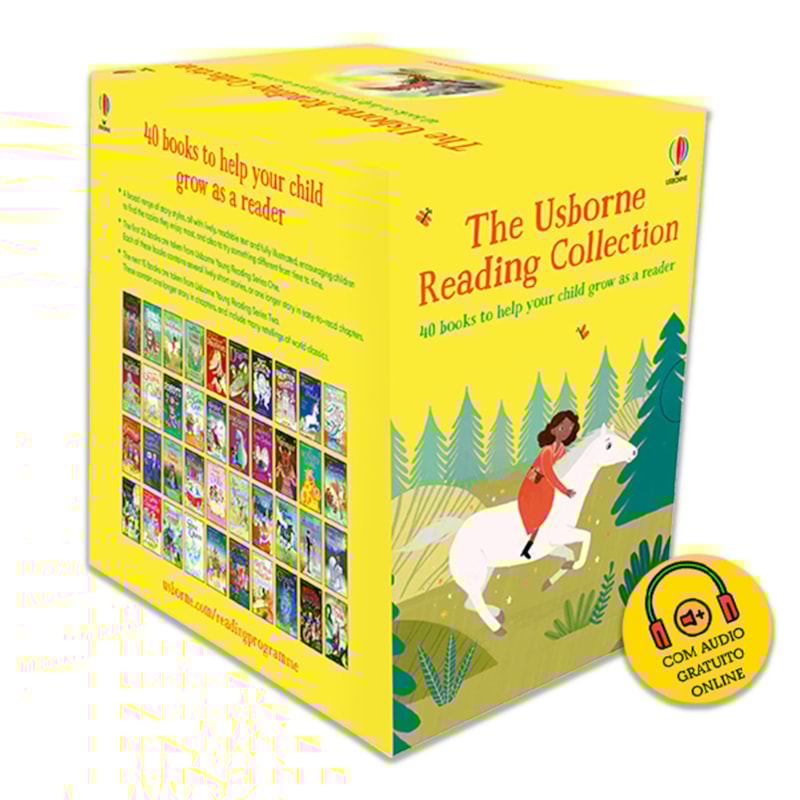 MINHA PRIMEIRA BIBLIOTECA EM INGLÊS COM 40 LIVROS: CLÁSSICOS