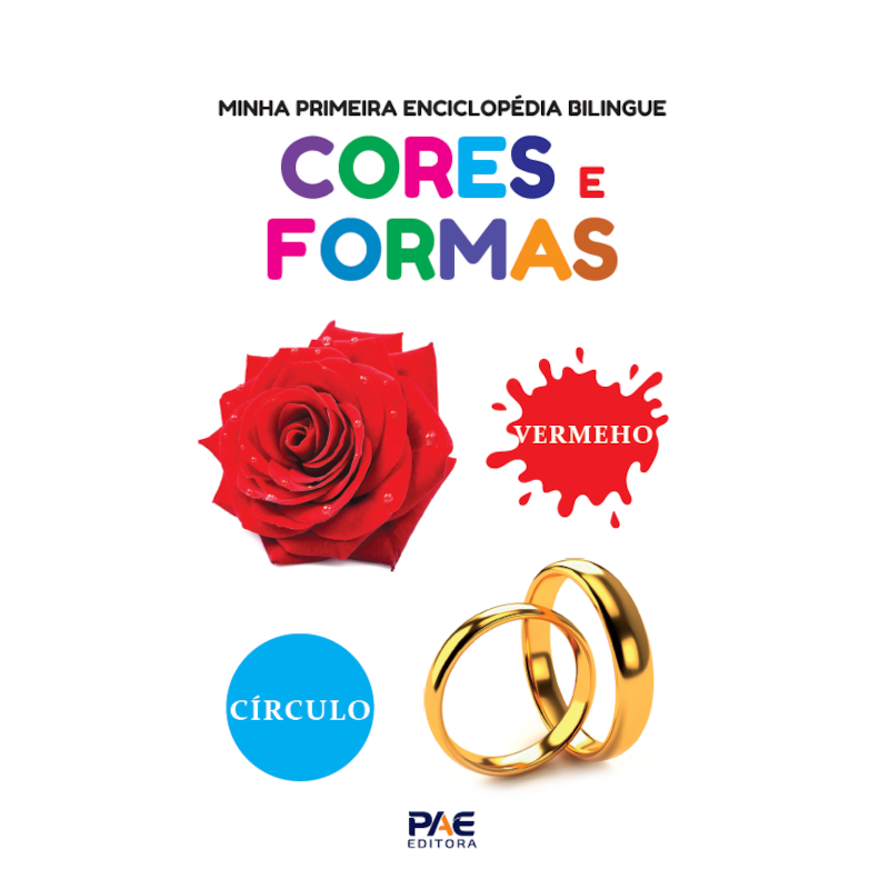 Minha primeira enciclopédia bilíngue - Cores e formas