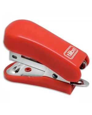 MINI GRAMPEADOR PLASTICO VERMELHO TILIBRA
