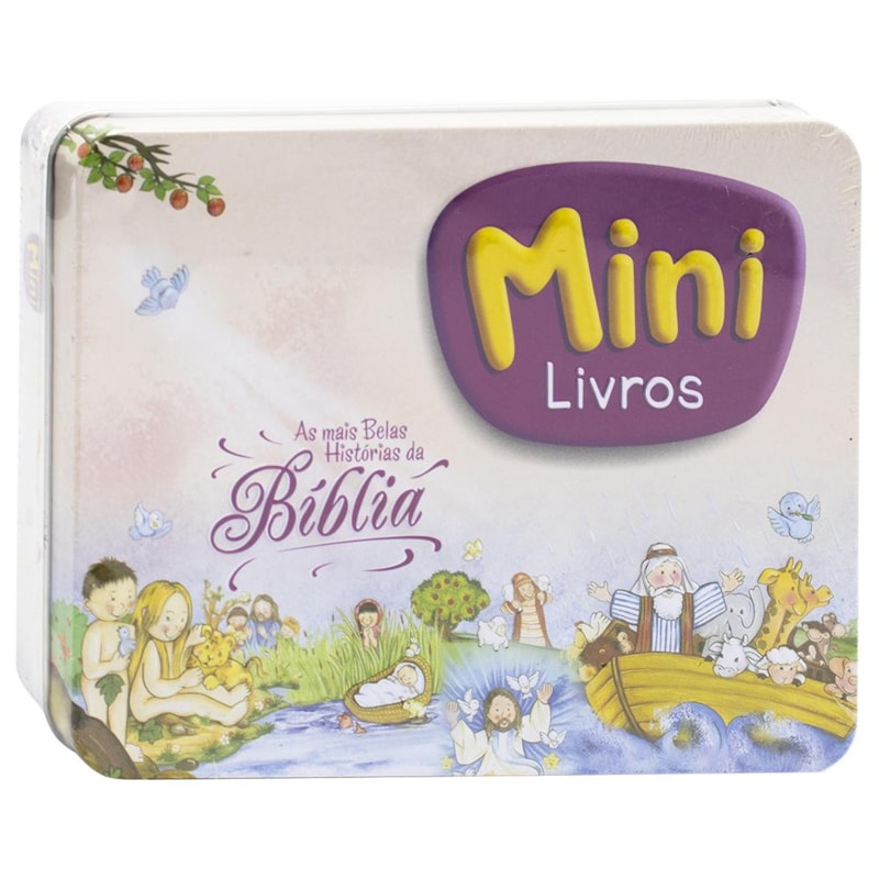 MINI - LATA: MAIS BELAS HISTÓRIAS DA BÍBLIA, AS - C/10 UND.