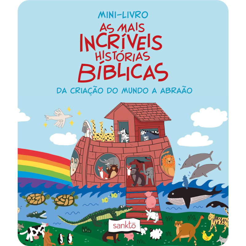 MINI-LIVRO AS MAIS INCRÍVEIS HISTÓRIAS BÍBLICAS - DA CRIAÇÃO DO MUNDO A ABRAÃO - VOL. 1