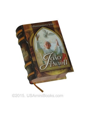 MINI LIVRO - O PENSAMENTO VIVO JOAO PAULO II