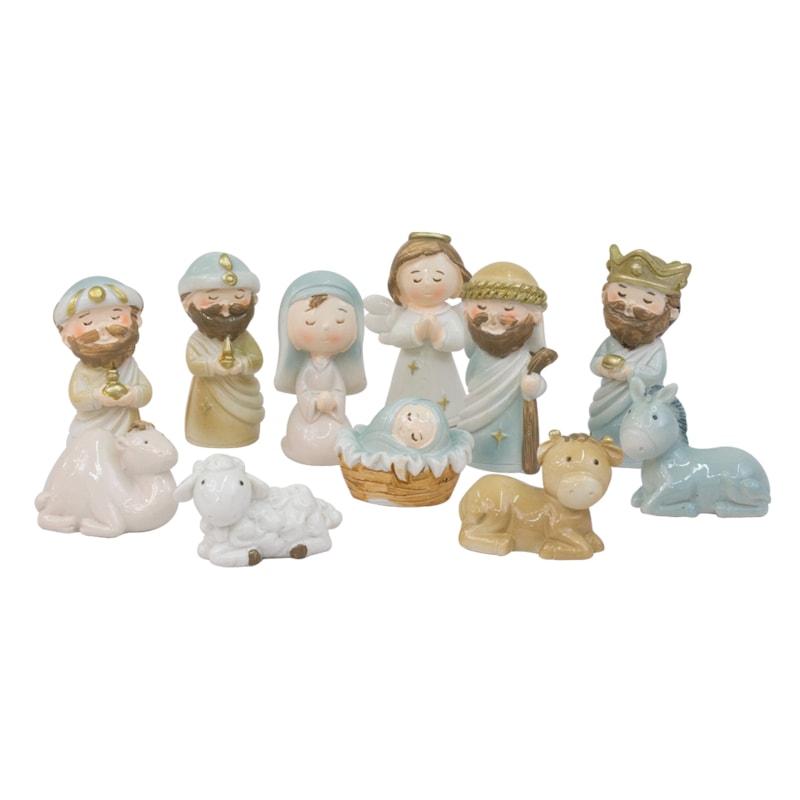 MINI PRESÉPIO 11PCS 6,5CM