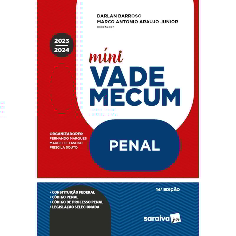 MINI VADE MECUM - PENAL - MEU CURSO - 14ª EDIÇÃO 2024