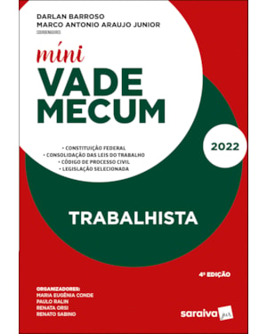 MÍNI VADE MECUM TRABALHISTA - 4ª EDIÇÃO 2022
