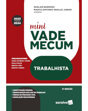 MÍNI VADE MECUM TRABALHISTA - 6ª EDIÇÃO 2023