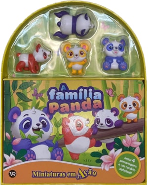 Miniaturas em ação - A família panda