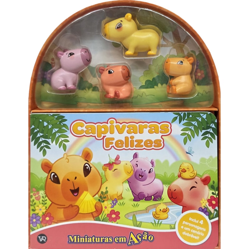 Miniaturas em ação - Capivaras felizes