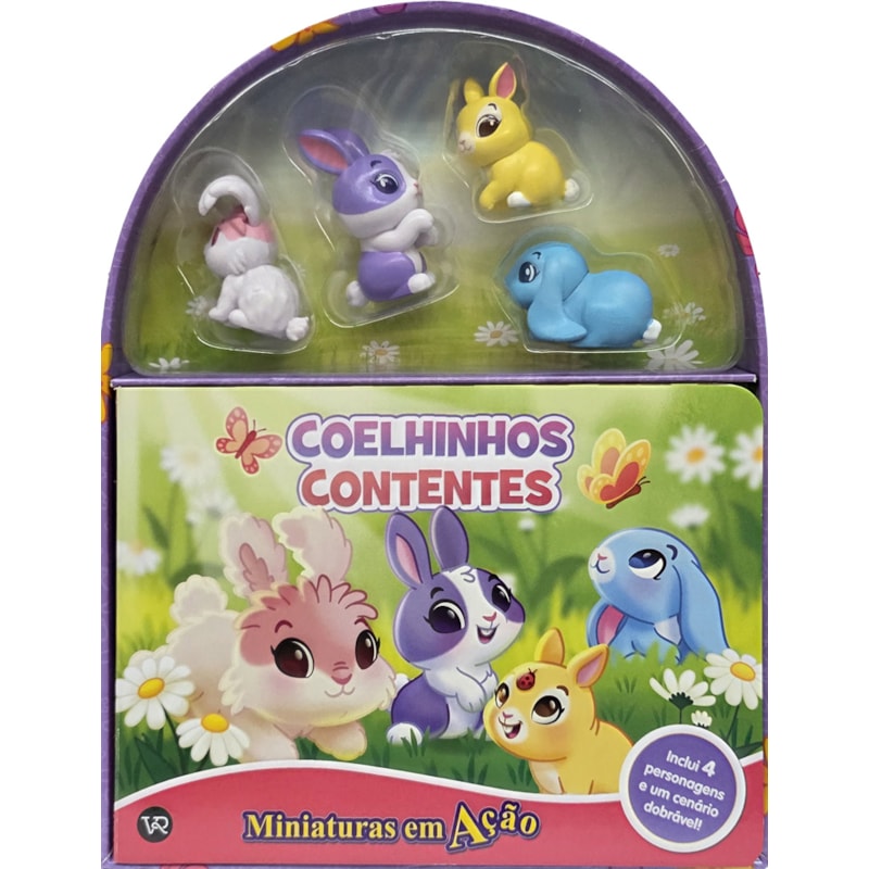 Miniaturas em ação - Coelhinhos contentes