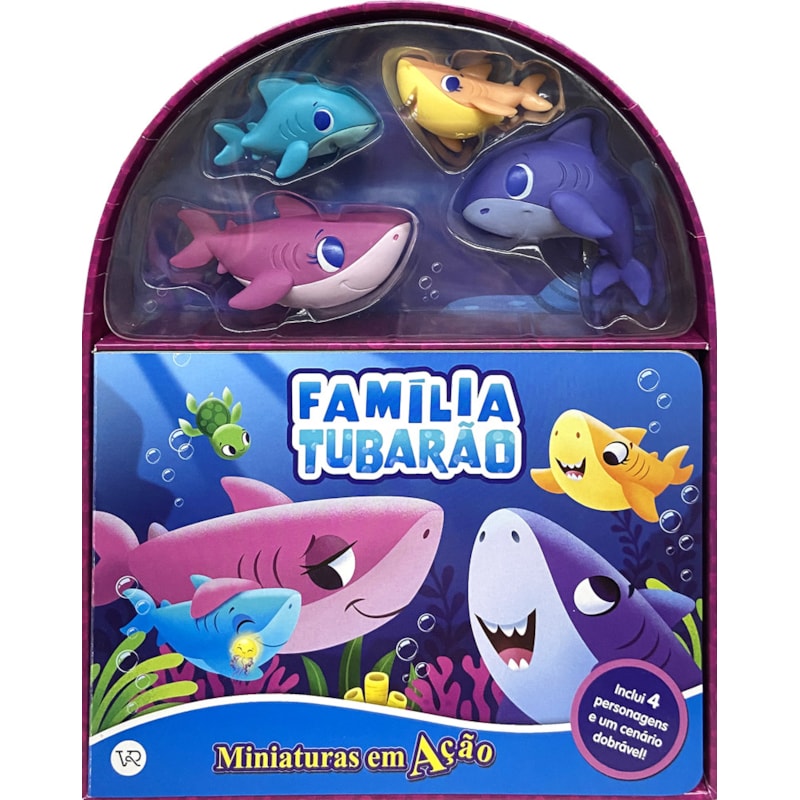 Miniaturas em ação - Família tubarão