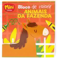 MINIBloco de Colorir(A): Animais da Fazenda