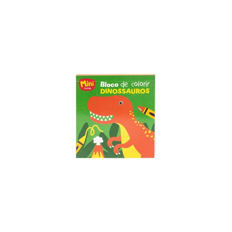 MINIBloco de Colorir(A): Dinos