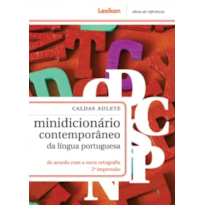 MINIDICIONARIO CONTEMPORANEO DA LINGUA PORTUGUESA - CALDAS AULETE