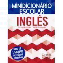 Minidicionário escolar Inglês (papel off-set): Português/Inglês - Inglês/Português