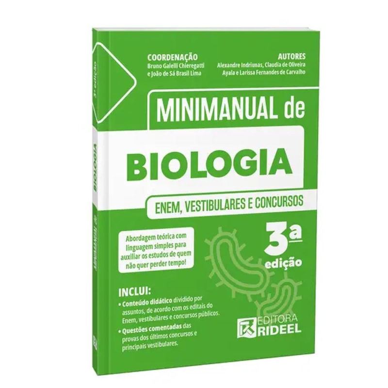 Minimanual de biologia - enem, vestibulares e concursos - Livraria Loyola
