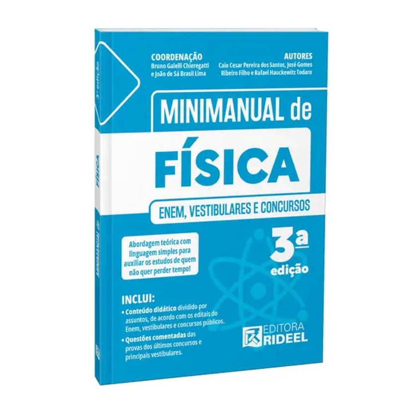 MINIMANUAL DE FÍSICA - ENEM, VESTIBULARES E CONCURSOS
