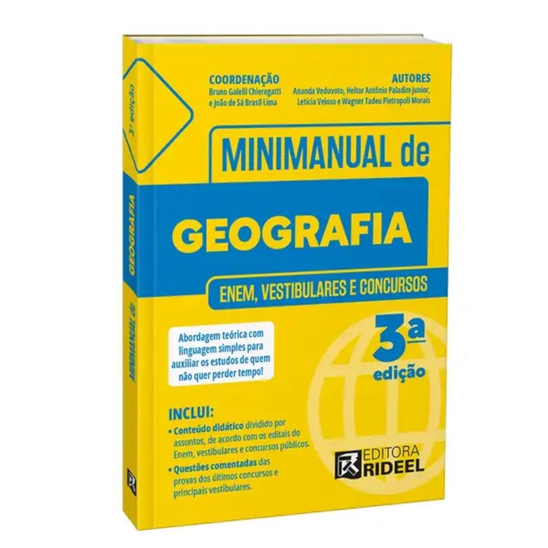 MINIMANUAL DE GEOGRAFIA - ENEM, VESTIBULARES E CONCURSOS