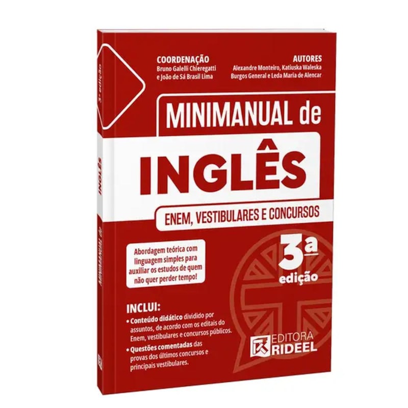 MINIMANUAL DE INGLÊS - ENEM, VESTIBULARES E CONCURSOS