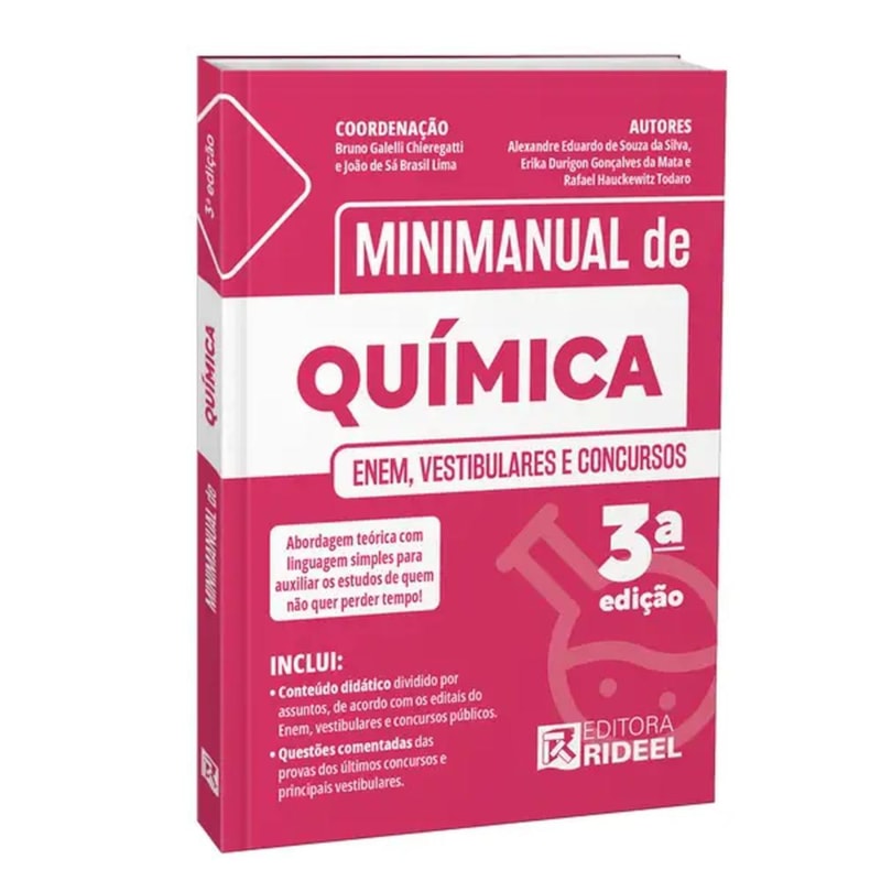 MINIMANUAL DE QUÍMICA - ENEM, VESTIBULARES E CONCURSOS