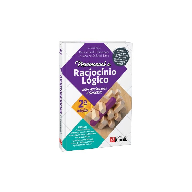 MINIMANUAL DE RACIOCÍNIO LÓGICO - ENEM, VESTIBULARES E CONCURSOS