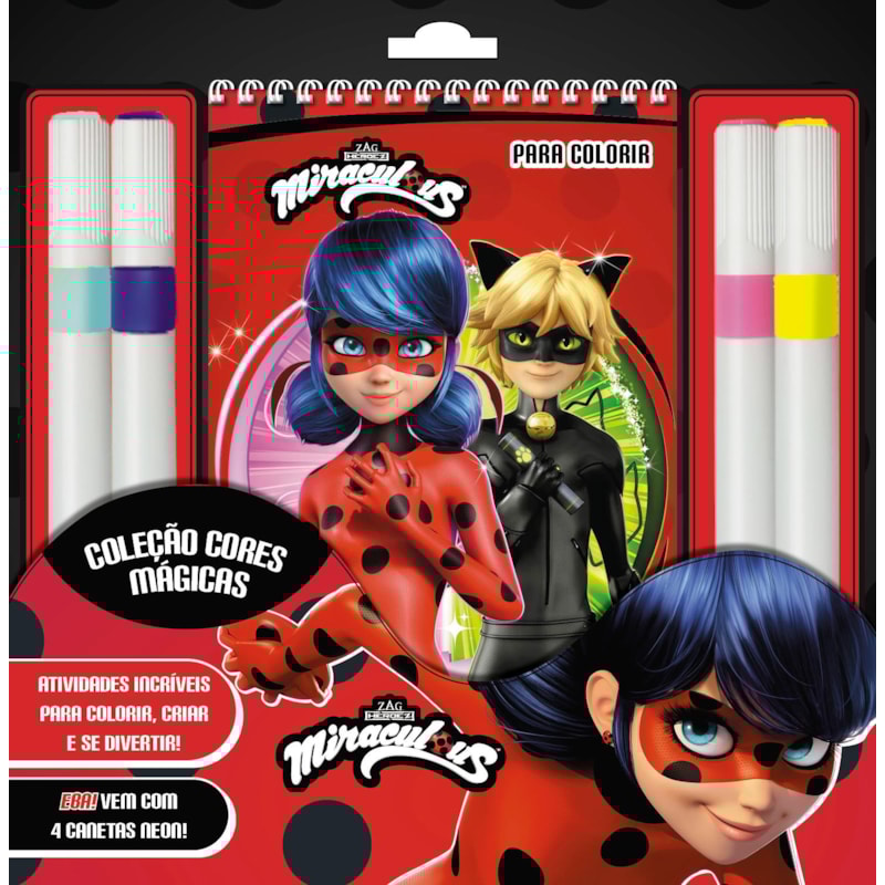 MIRACULOUS LADYBUG COLEÇÃO CORES MÁGICAS