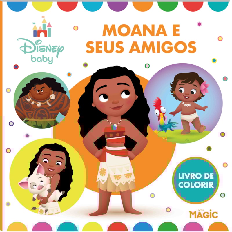 MOANA E SEUS AMIGOS - PARA COLORIR