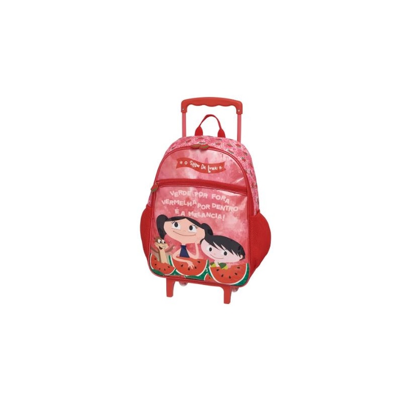 MOCHILA ESCOLA PACIFC CARRINHO SHOW DA LUNA MELANCIA