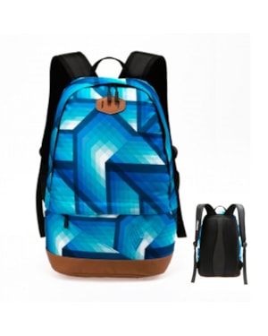 MOCHILA ESCOLAR NITRO AGATE AZUL