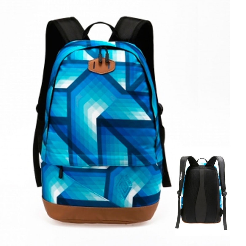 MOCHILA ESCOLAR NITRO AGATE AZUL