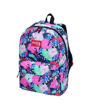 MOCHILA ESCOLAR PACIF COCA COLA TOKYO PRETO