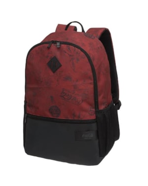 MOCHILA ESCOLAR PACIFC COCA COLA PRETA E VERMELHA 784310-004G