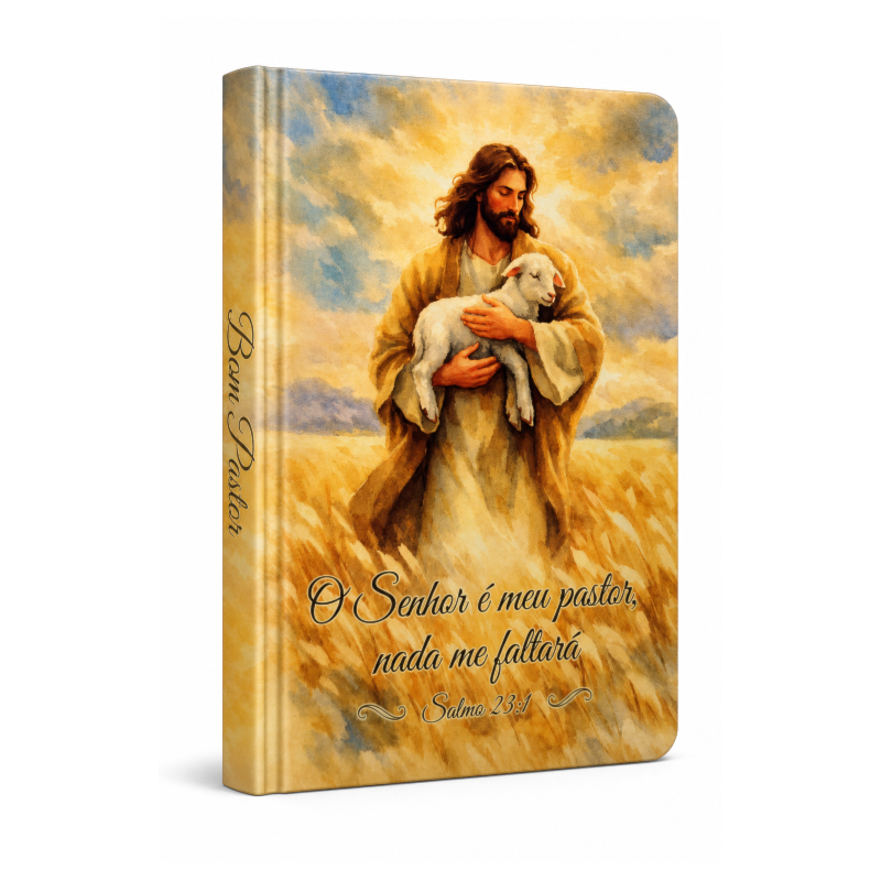 Momentos de fé - O Bom Pastor: livro de anotações e orações