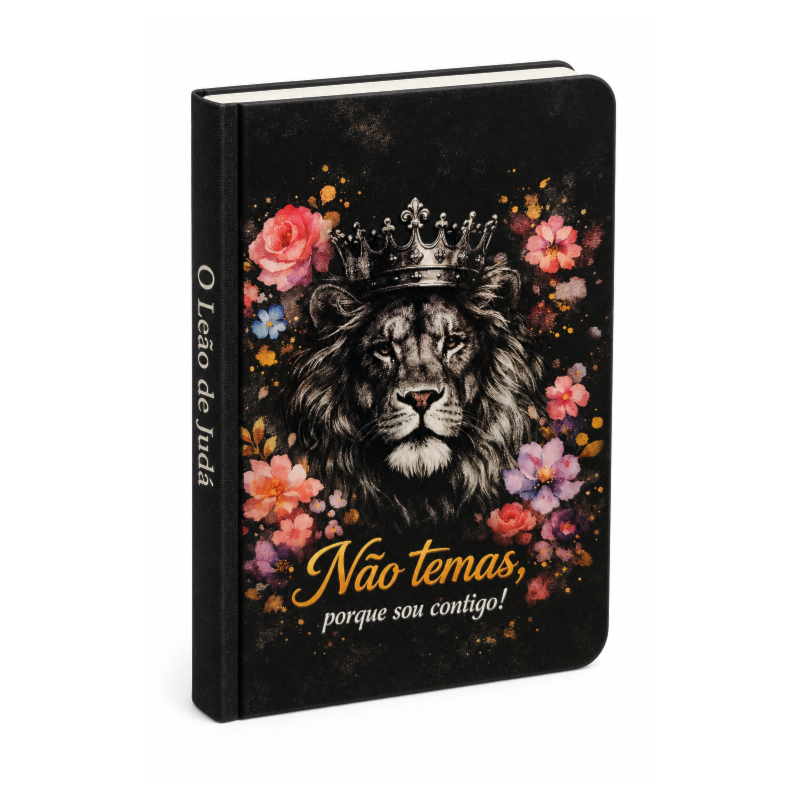 Momentos de fé - O Leão de Judá: livro de anotações e orações