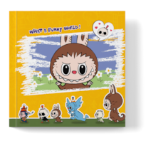 Monstrinho amigo de colorir - Amarelo