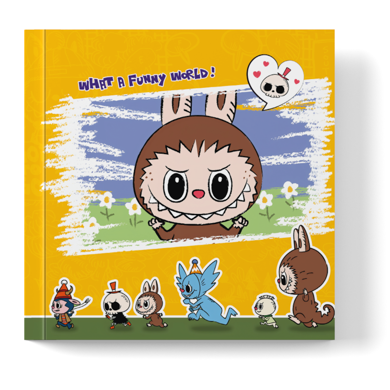 Monstrinho amigo de colorir - Amarelo