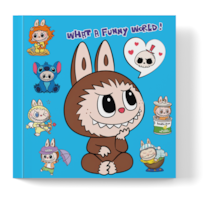 Monstrinho amigo de colorir - Azul